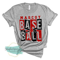 Custom Mascot Baseball