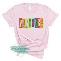 YOUTH Colorful Panthers