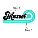 Retro Swirl Mascot