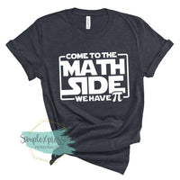 Come to the Math Side we Have Pi