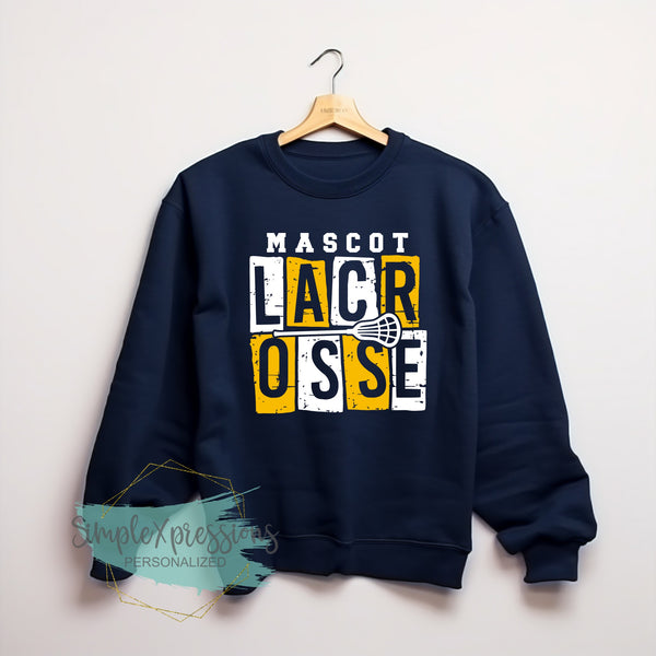 Custom Mascot Lacrosse