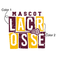 Custom Mascot Lacrosse