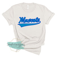 Custom Mascot- Athletic Swash