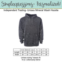 Repeating Buckeyes Mineral Wash Hoodie