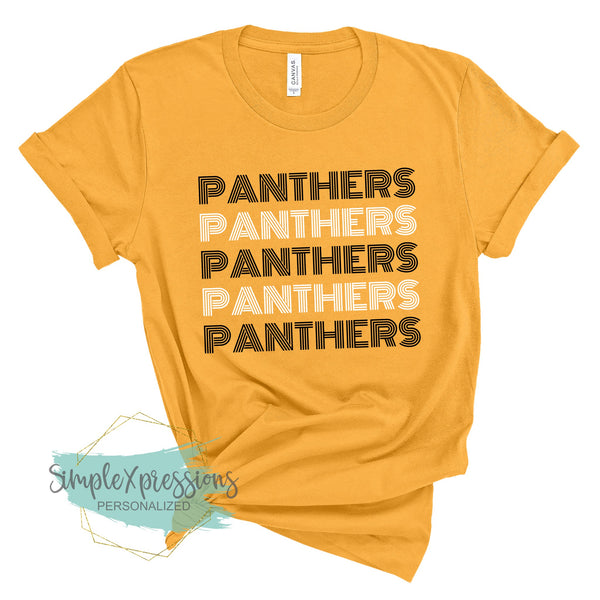 YOUTH Panthers Retro Stripes