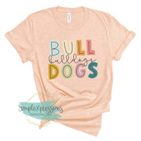 YOUTH Pastel Bulldogs