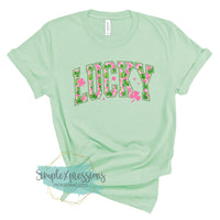 Pink and Green Lucky