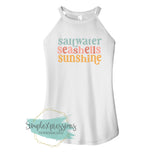 Saltwater Seashells Sunshine Ladies Tank