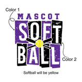 Custom Mascot Softball