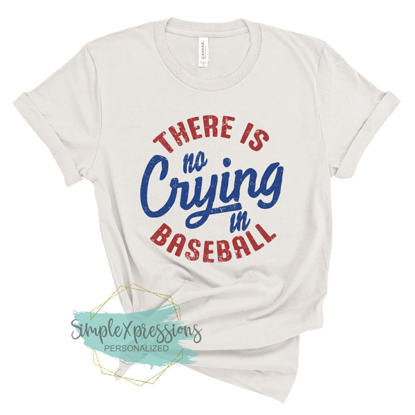 There is no crying in baseball