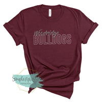 YOUTH Woodridge Bulldogs Outline