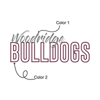 YOUTH Woodridge Bulldogs Outline