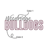 YOUTH Woodridge Bulldogs Outline